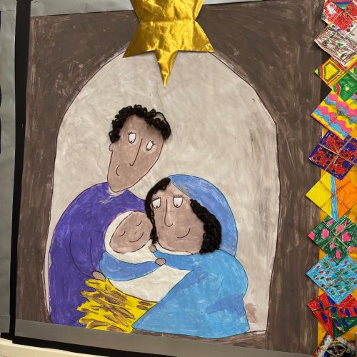 Creating our Nativity Display