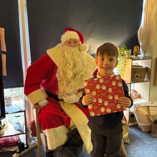 December: Christmas dinner, Keswick Theatre and Santa visited!